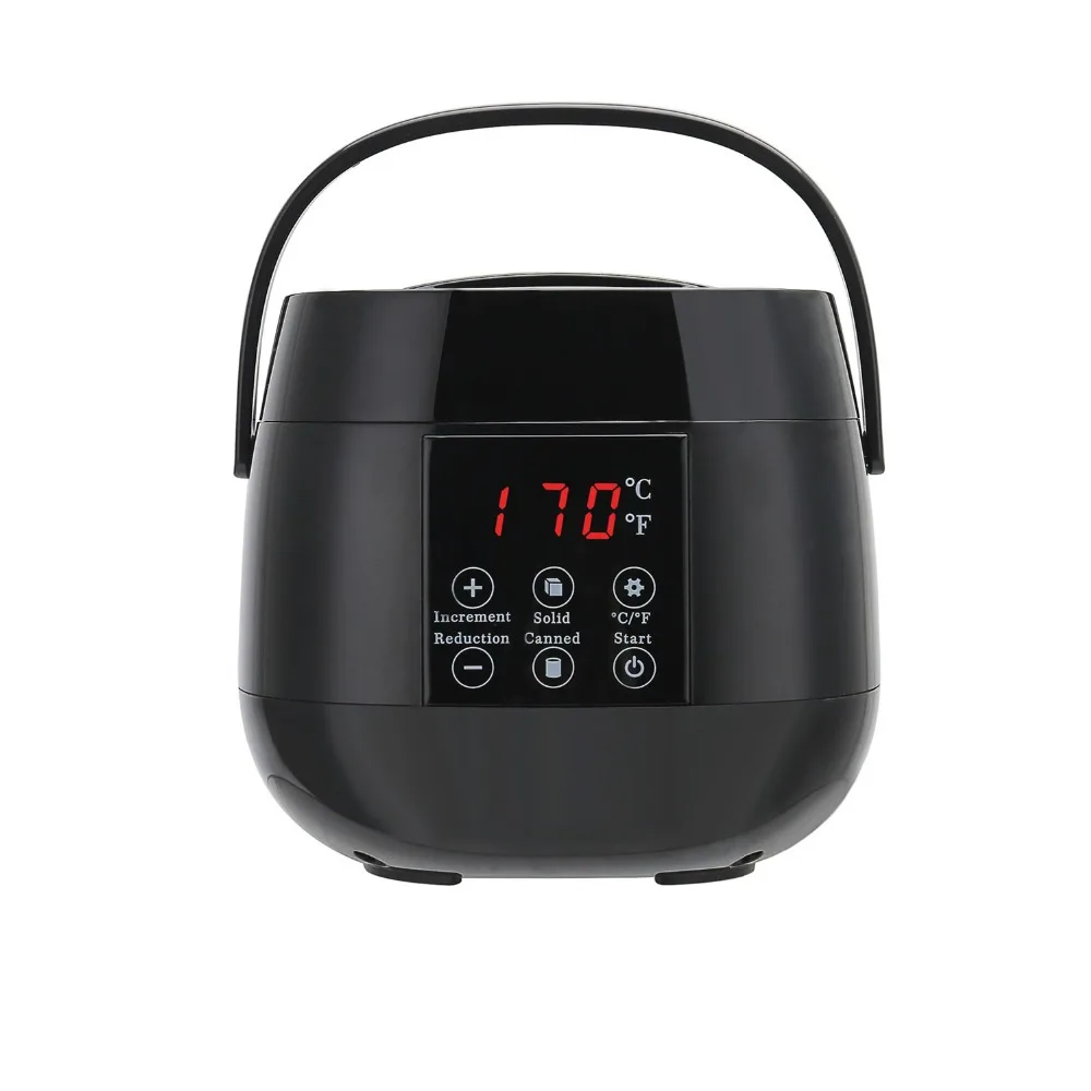 HJS Paraffin Heaters Hair Removal Depilatory Wax Warmer Heater Large 500ml Wax Melting Pot for Women Men Hair Removal