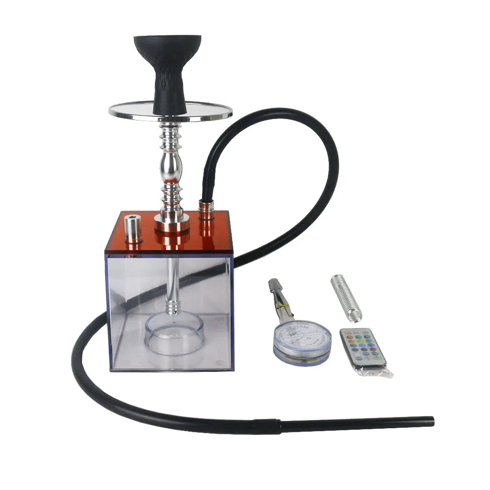 Wholesale Plastic Cup Hookah Limited Time Discount Biodegradable Shisha Cheap Acrylic LED Hookah