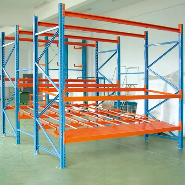 Peterack Hot Sale Flow Through Rack Multi-Level Warehouse Rack Storage Shelf Roller Racking System