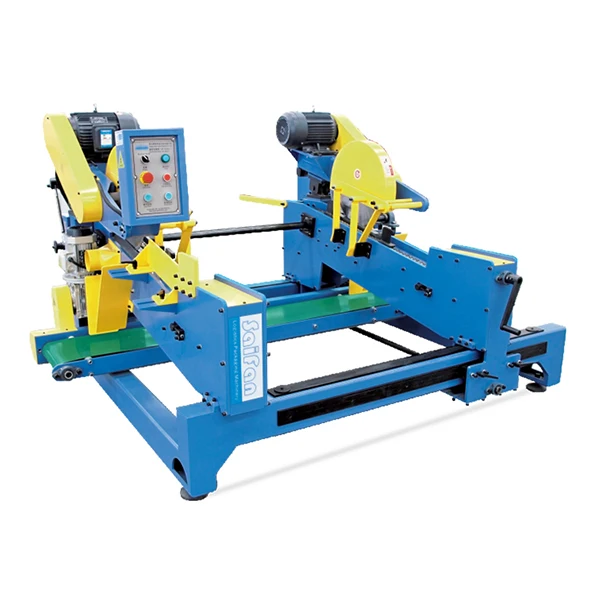 450mm Double Saw Blade Wood Planks Cross Cutting Machine