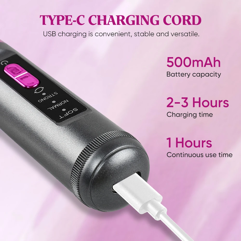 15000RPM Portable Cordless Nail Drill Rechargeable Wireless Electric Polishing Machine Manicure Pedicure Kit Nail File