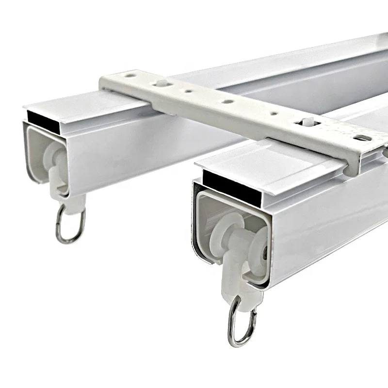 15ft Silent Ceiling Track Champagne Jumbo Silent Track Ivory  Slide Quietly Curtains Rails MK-30-W