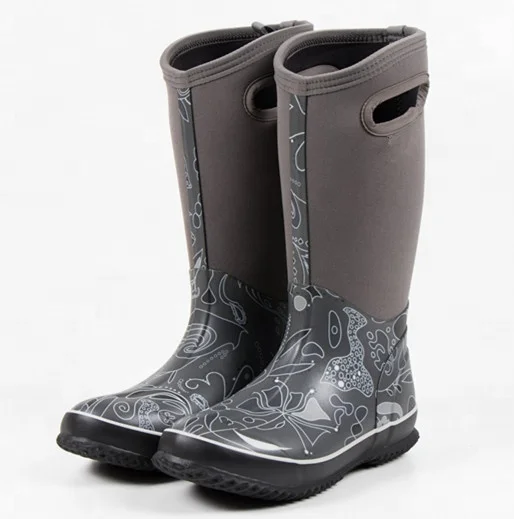 Waterproof Outdoor Neoprene Rubber Boots For Women