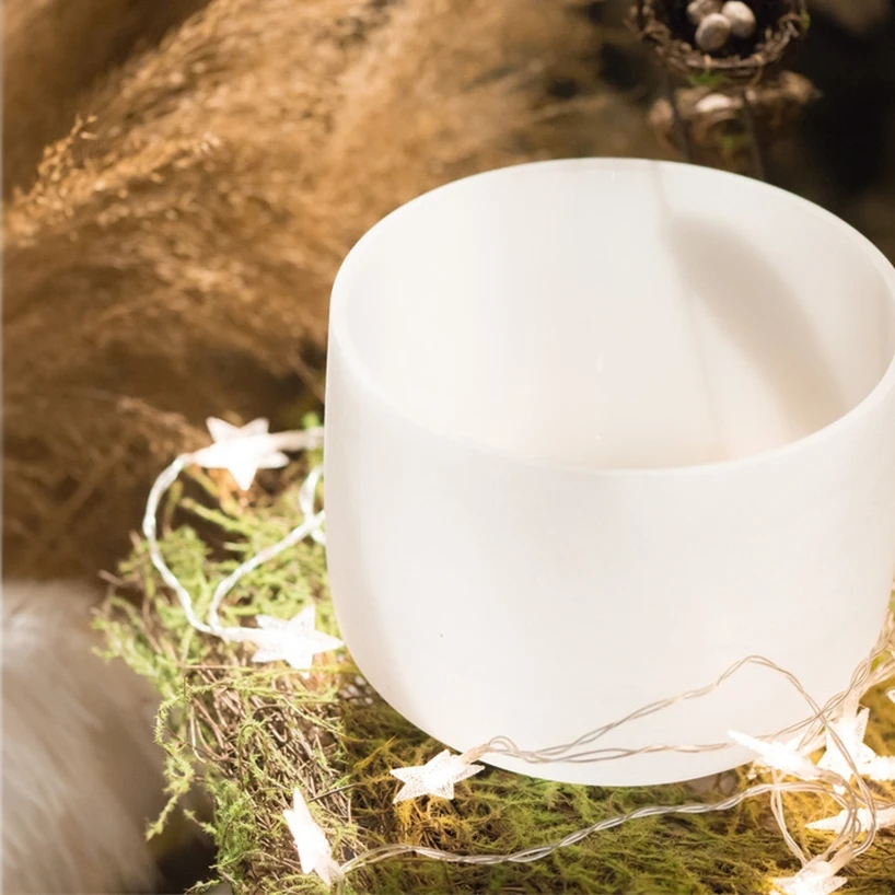 High Purity Quartz Crystal Singing Bowls Cheap Round Base Chakra Healing Bowls