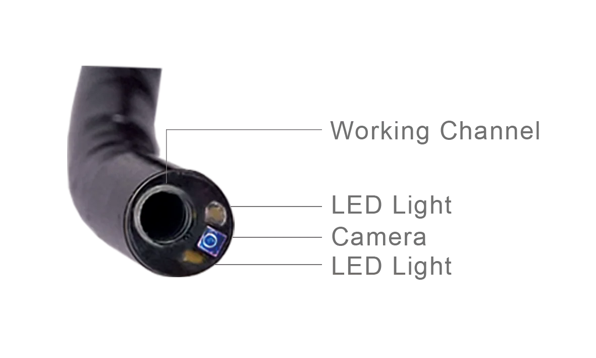 2-in-1 High Resolution Integrated Rigid and Flexible Endoscopic System Integrated Medical Imaging Solution