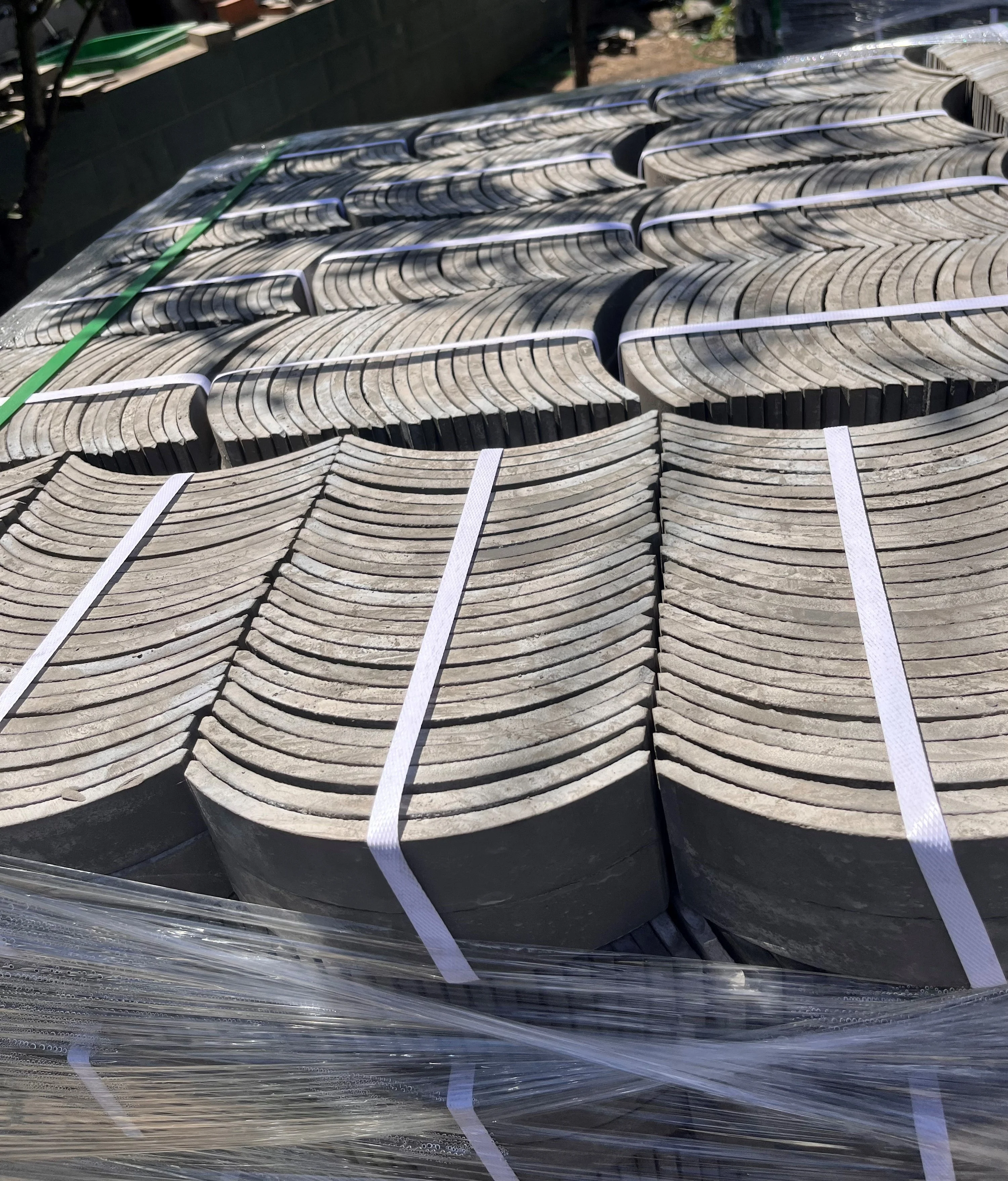 wholesale decorative antique gray cement brick tiles exterior wall cladding