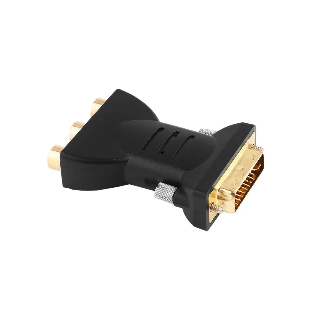 DVI-I DVI 24 + 5 Мужской черный 3 RCA Женский разъем av конвертер