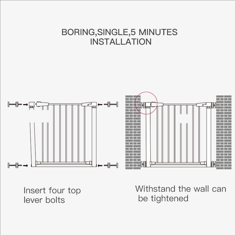 Portable barriers door stair baby kids safety gate