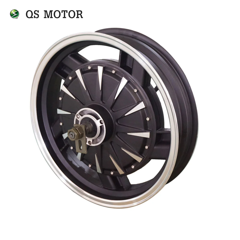 QS 16inch 1.5kW V1.12 version 30H 72V60KPH In-Wheel Hub Motor for Electric Motorcycle