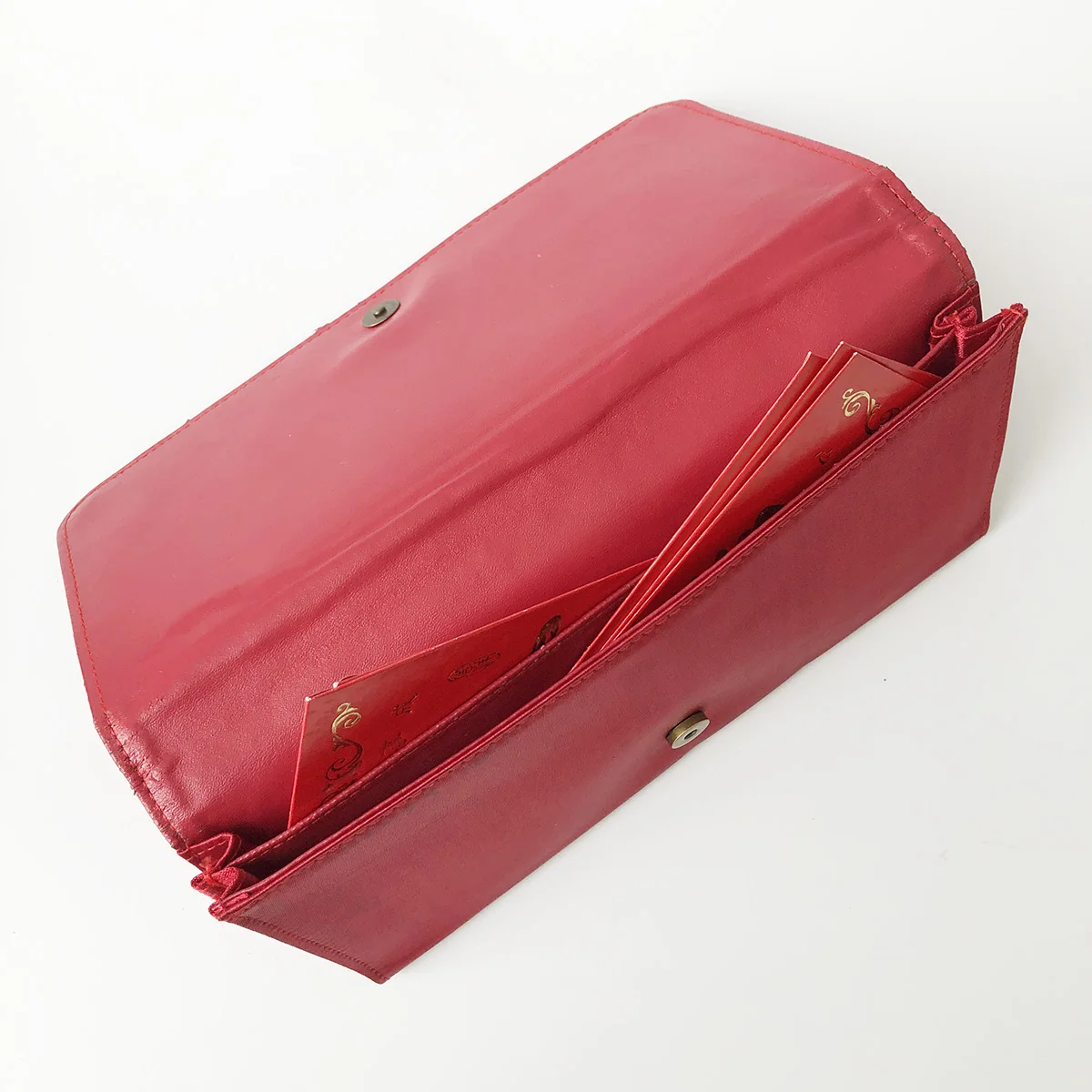 Custom Logo Print Chinese Satin Red Envelopes Chinese Traditional New Year Red pouch Hong Bao Gift Ang-pau Ang Pow Lai see Bag