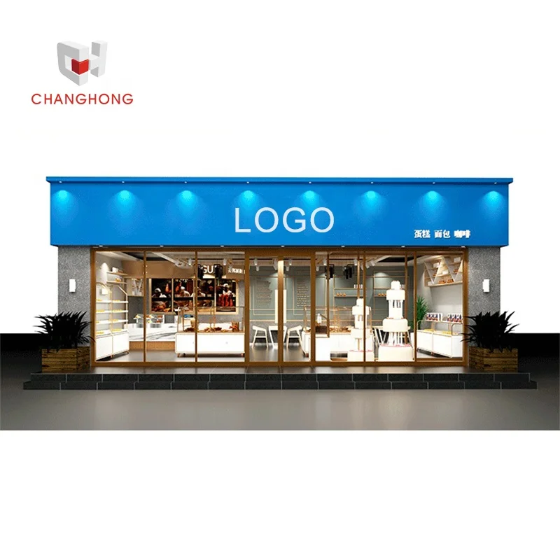 Bread display showcase cabinet wood cake case shelf counter wooden bakery display racks