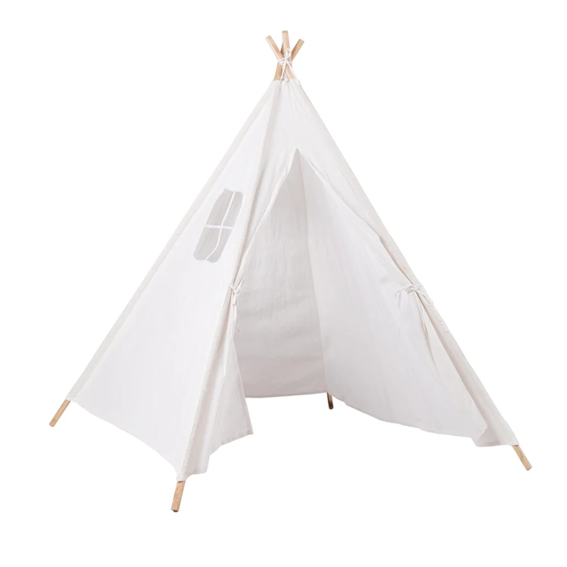 
Indoor Foldable Tent For Kids Picnic Unique Environmentally friendly Cotton Play Children Room/House Tent Tipi Tents 