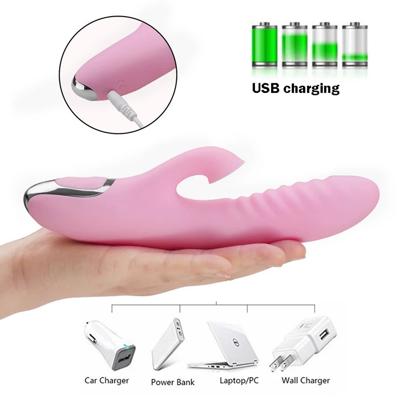 Силиконовый вибратор для женщин, секс-игрушки для стимуляции точки G и клитора