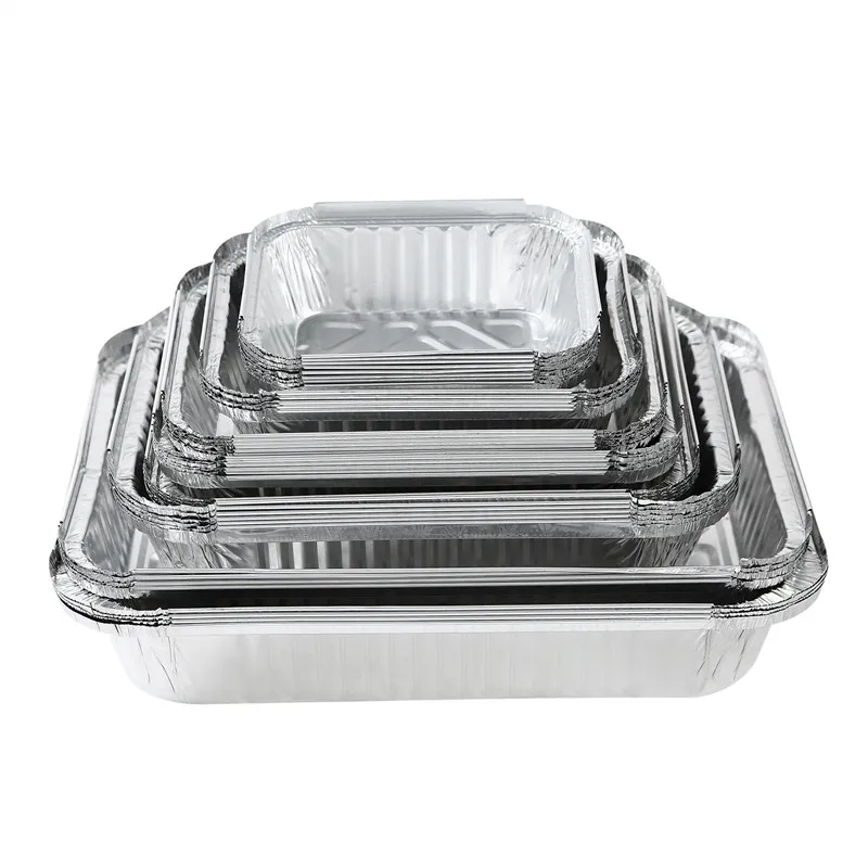 
Many Kinds of Aluminum Foil Container Foil Pan Aluminum Tray For Food, Cooking,Baking,Roasting 