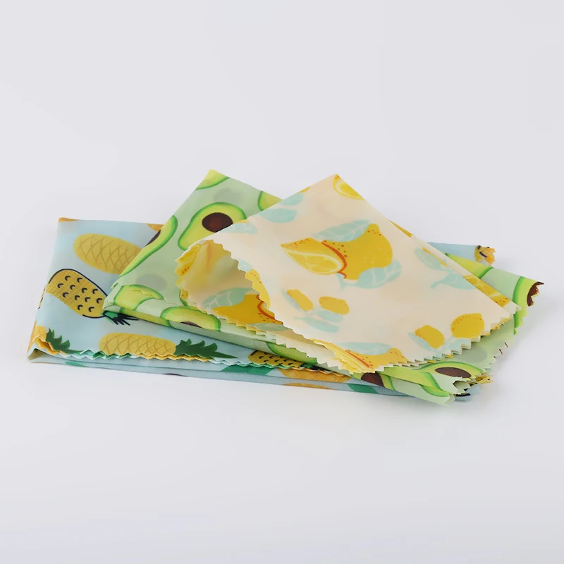 New design Best-sellers biodegradable food Beeswax Wraps BSCI instead of plastic wrap