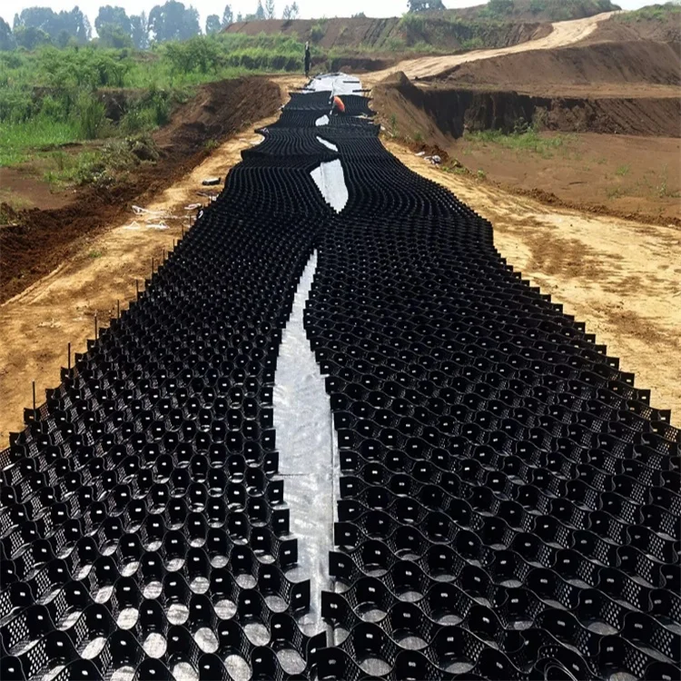 HDPE Geocells geo cell gravel honeycomb gravel driveway geocell