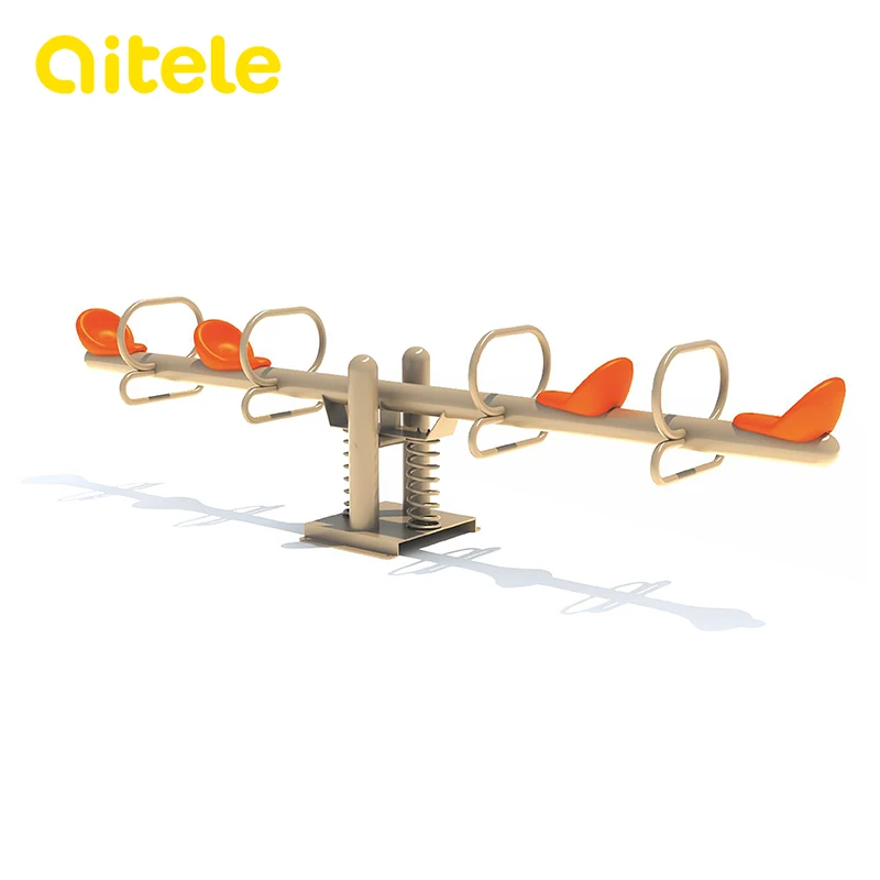 Creative play see saw school playground equipment