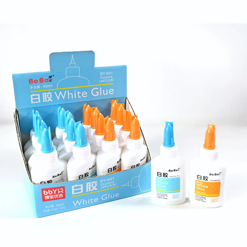 Моющийся офисный школьный бытовой жидкий белый клей ручной работы 40 мл только для студентов.