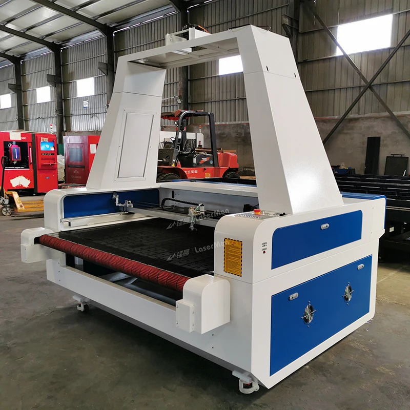 CCD visual positioning system LM-1610 Co2 fabric laser engraving cutting machine for cotton cloth