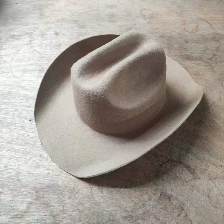 Wholesale Custom Australian Wool Felt Cowboy Hats with Adjustable Sweatband