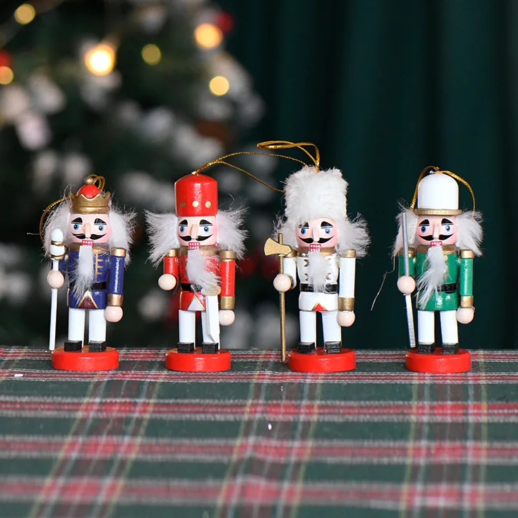 Nutcracker High Quality Customizable Wooden 7/10cm Nutcracker for Christmas Decorations