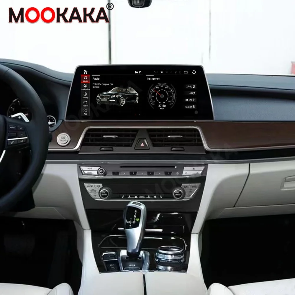 Новейшее обновление приборной панели Android радио для BMW 7 серии F01 F02 2010-2017 Автомобильный мультимедийный плеер GPS Навигация стерео carplay