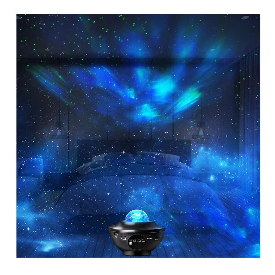 Smart Star Projector Starry Projector Light blue tooth Music speaker Night light for kids room