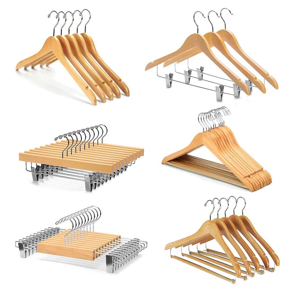 factory Wooden Hangers  High Quality Wooden Hangers for Cloths wholesale