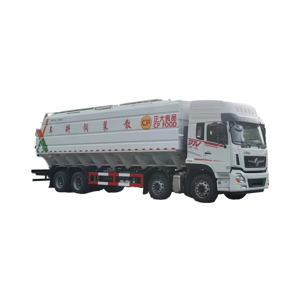 China Dongfeng Changxing Four-Axle 400 HP Bulk Feed Truck with 44-48 Cubic Meter Capacity Efficient Transport Truck for Sale