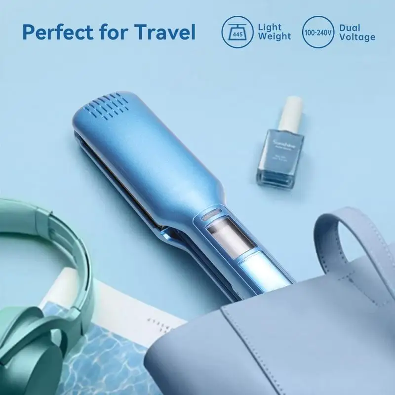 Top Sale 450-480F Titanium 2 In 1 Hair Salon Straightener Professional Flat Iron