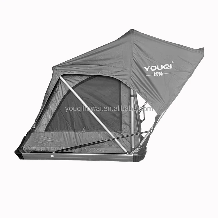 YOUQI Outdoor 2-3 Person Waterproof Hydraulic Auto Pole Oxford Cloth Travelling Foldable Car Camping Soft Shell Roof Top Tent