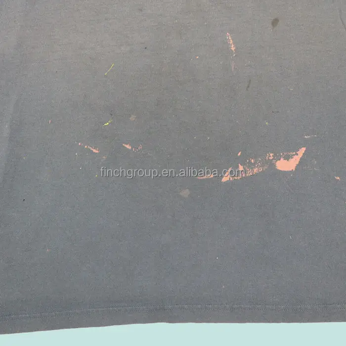 Finch garment oem wholesale vintage washed 220 gsm cotton t shirt custom sun faded wash bleached t shirts