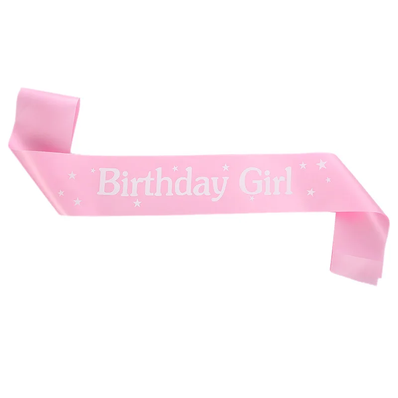Birthday Girl Shoulder Belt Etiquette Belt Hair Jewelry