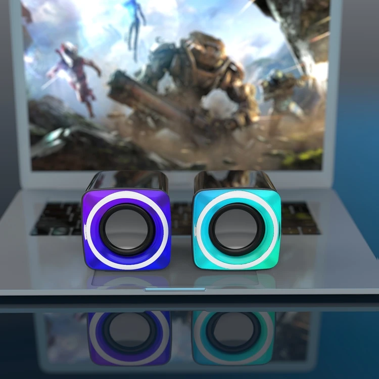 5.1 LED Stereo USB 2.0 Gaming Desktop PC Speaker Computer Speakers