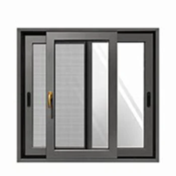 Modern Design Soundproof Aluminium Sliding Windows Bunnings Small Sliding Window Glass Price