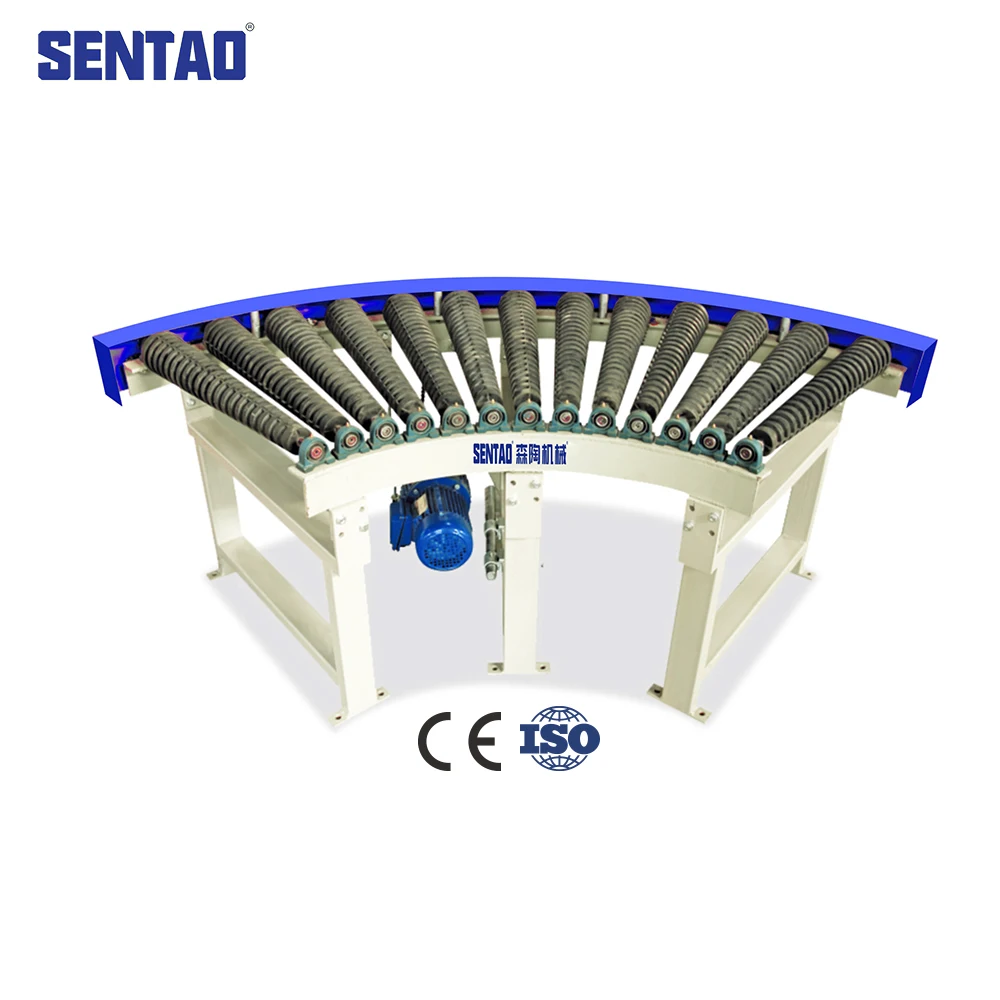 Sentao 90 degree 180 degree turning roller conveyor