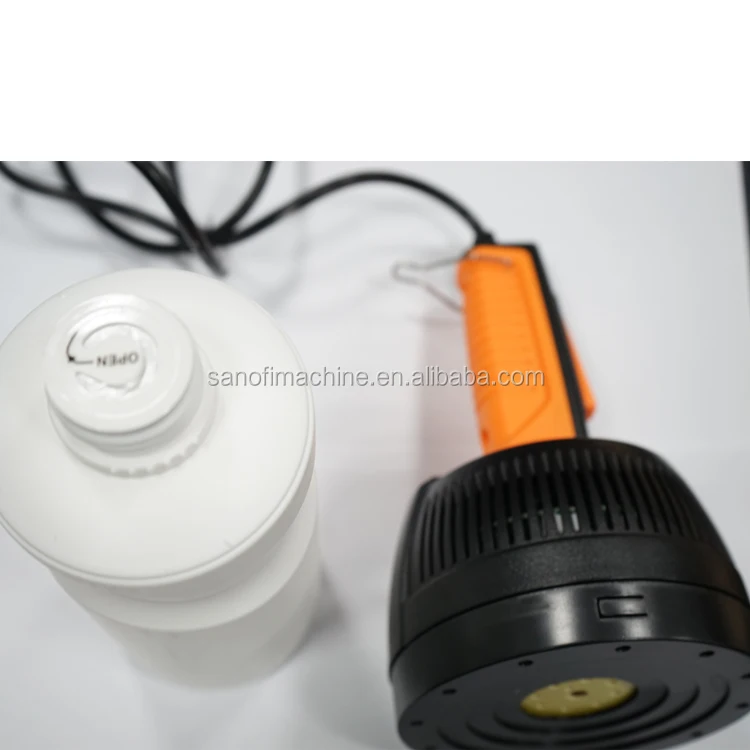 aluminum foil glass jar/plastic bottle cap sealing machine