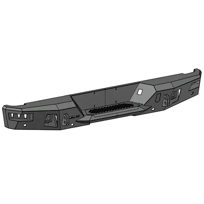 New for Nissan Titan 2016-2021 rear bumper stainless steel anti-rust anti-rust has winch place led bar