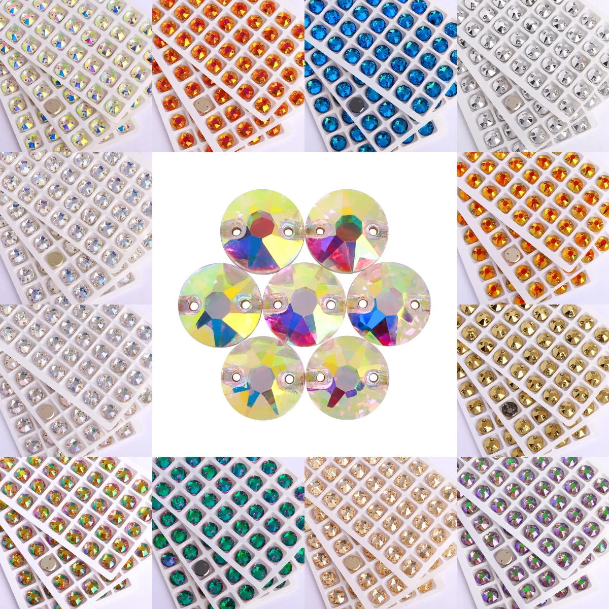 QIYI Brand New Innovation High Quality Durable Innovative design Luxury Minimalist Versatile XIRIUS Sew-on Stone For DIY 3288