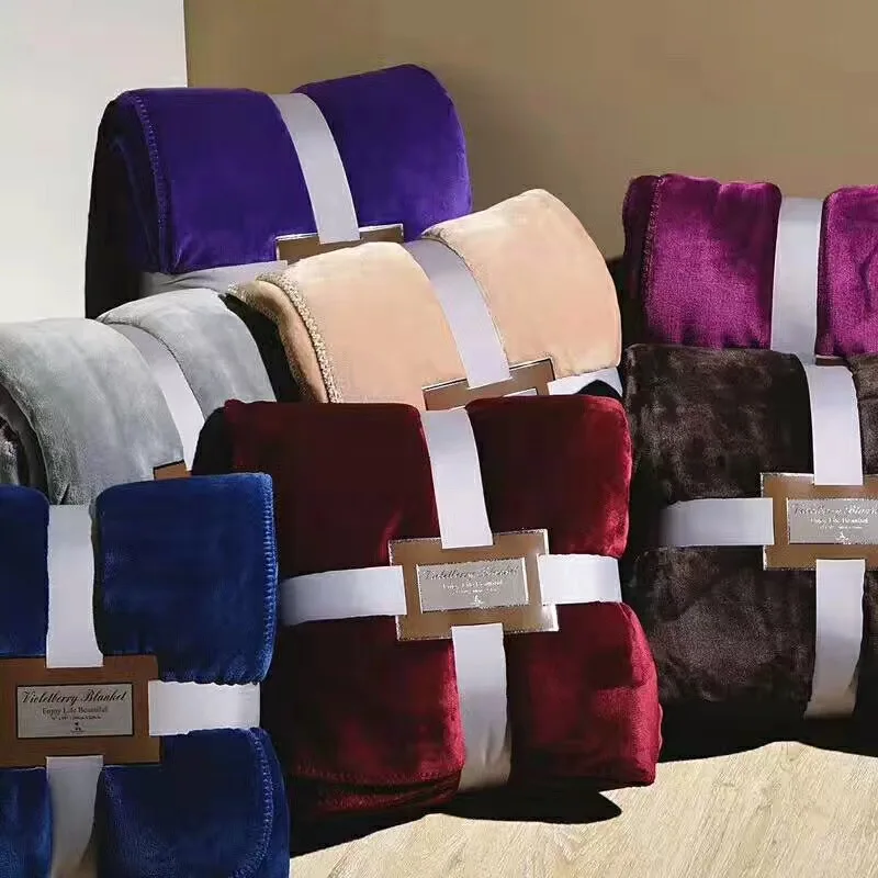 Двусторонняя супер мягкий роскошный подстежка на искусственном меху плюшевые одеяло