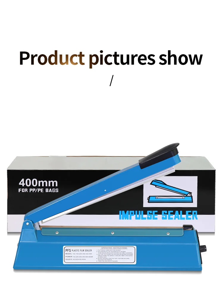 PFS200 Plastic film Bag Sealing Machine Portable Heat Hand Impulse Sealer