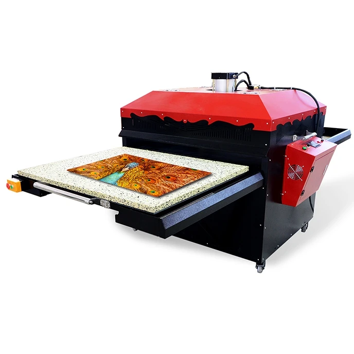 MICROTEC heat press Hot Products ASTM Penumatic Machine , Automatic large format heat press pneumatic heat press
