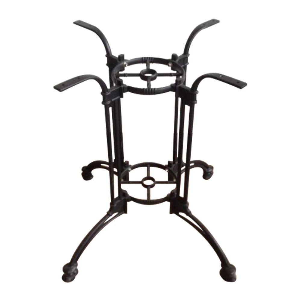 good quality cast  aluminum horseshoe four feet material table base