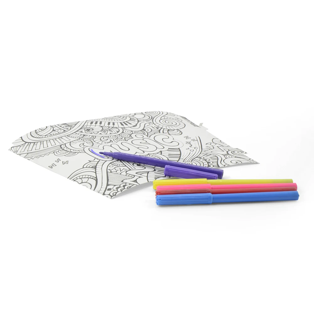 Eco-friendly kids children diy custom drawing painting plastic sports water bottle