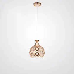 Contemporary Luxury Home Bedroom Led Round Ceiling Crystal Modern Chandeliers & Pendant Lights