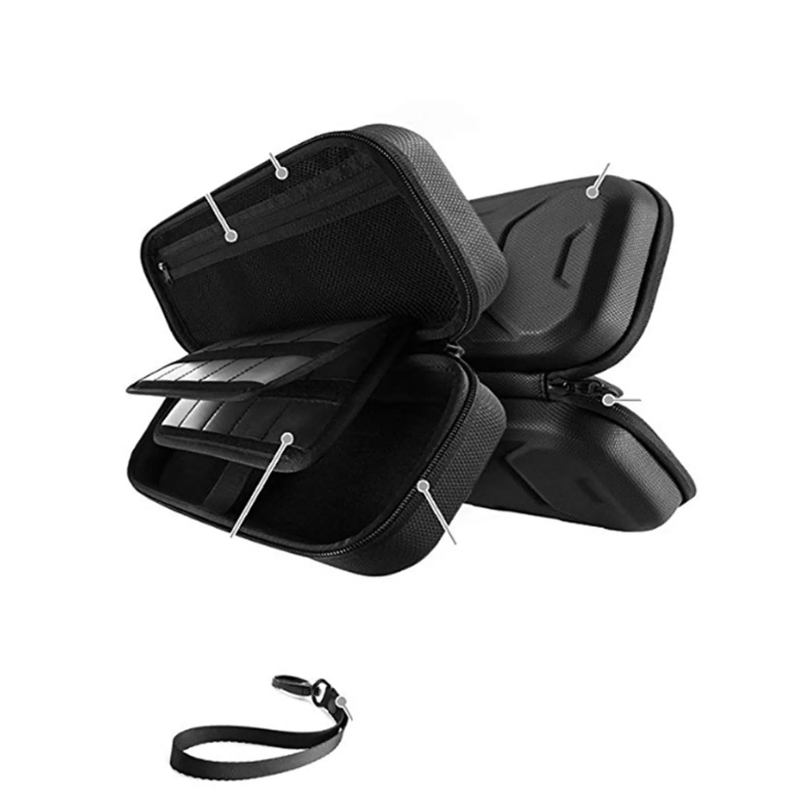Video Game Player Storage Case for Nintendo Switch Waterproof EVA Carrying Case for Game Console