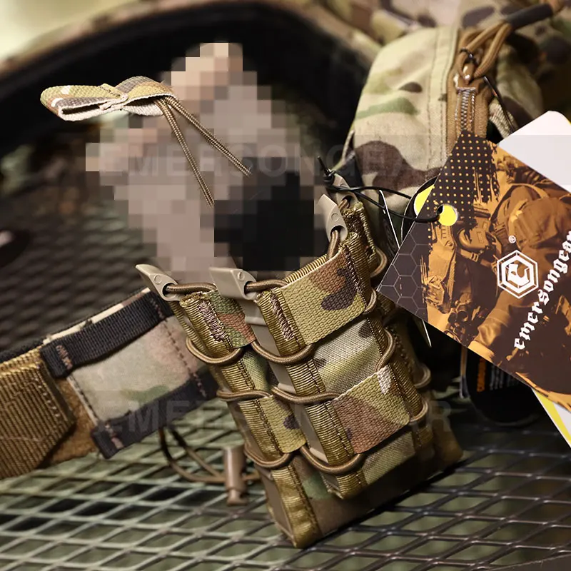 Emersongear 500D Cordura нейлоновый мешочек Mag Multicam двухслойный Тактический магазин передач для 5 56 или 7 62 и Pis *