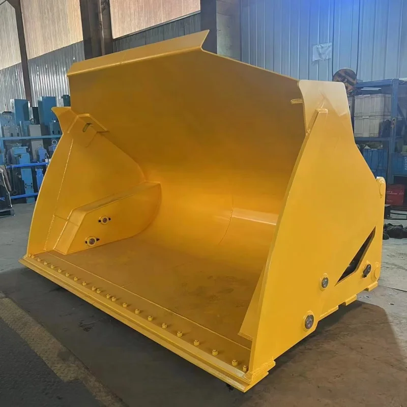 Wheel loader high tip bucket large capacity high dump bucket for wheel loaders WA480 CAT966 CAT972 JCB 457 Volvo L120 L150 L180