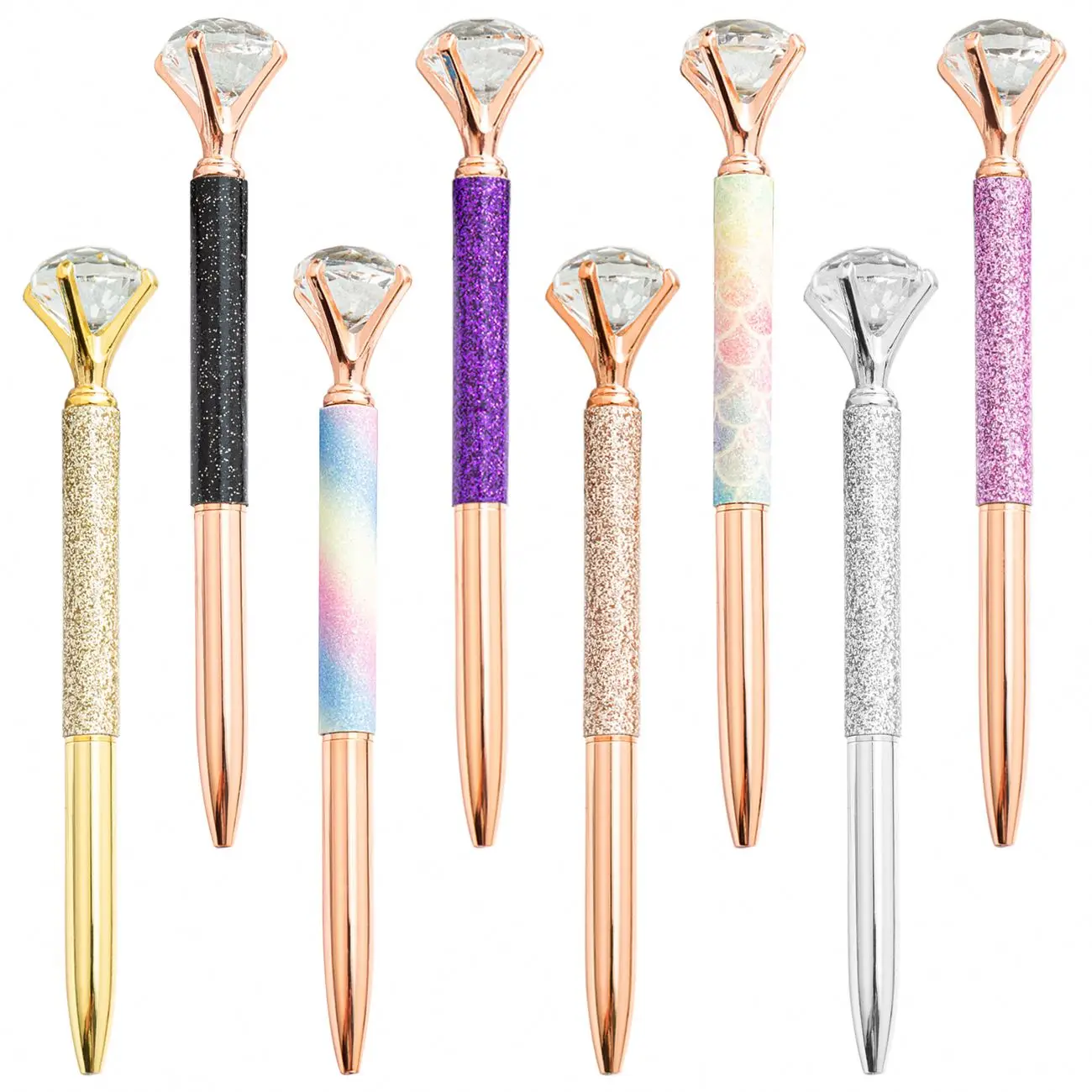 Граница большая Алмазная металлическая шариковая ручка студенческий подарок Алмазная шариковая ручка креативная рекламная ручка оптовая Настройка