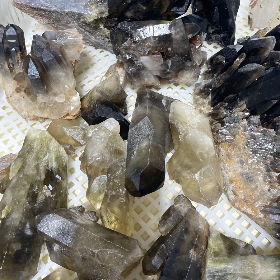 Wholesale Smoky Quartz Clusters Smokey Quartz Crystal Cluster for Meditation